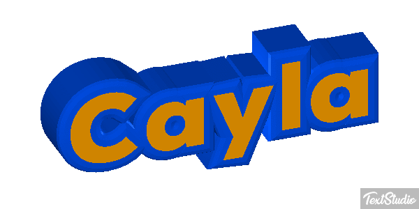 Cayla Text effect