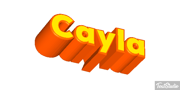 Cayla Text effect