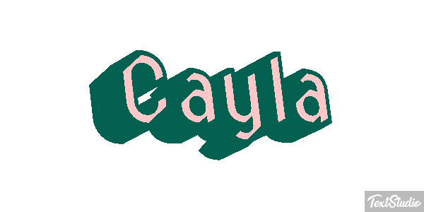 Cayla Text effect