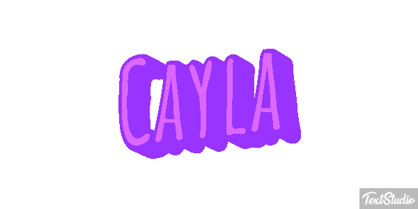 Cayla Text effect