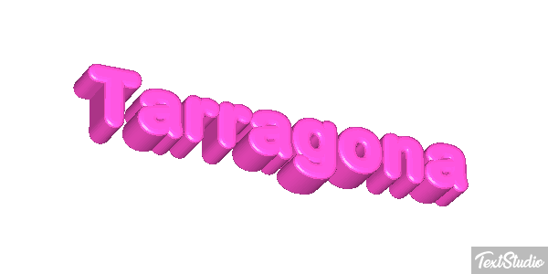 Tarragona Efecto de texto