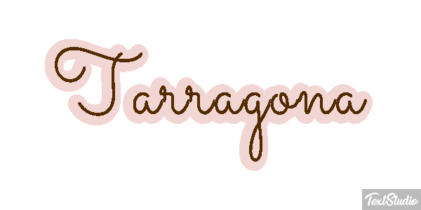 Tarragona Efecto de texto