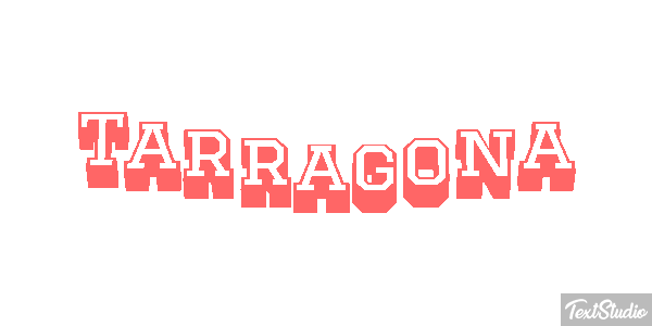 Tarragona Efecto de texto