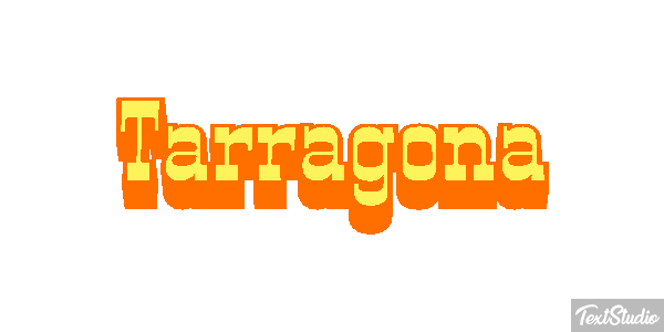 Tarragona Efecto de texto