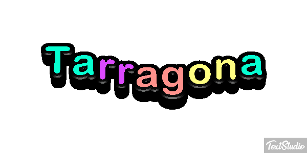 Tarragona Efecto de texto