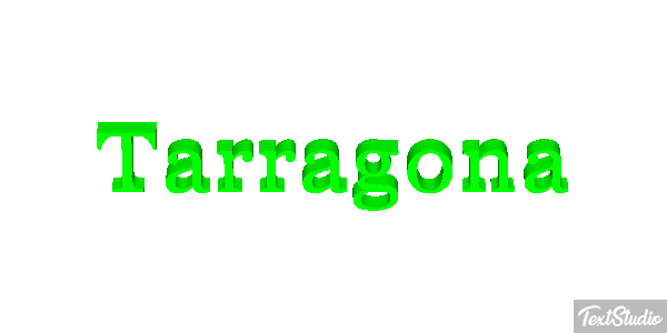 Tarragona Efecto de texto