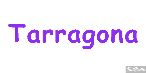 Tarragona Efecto de texto