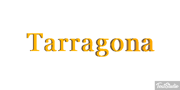 Tarragona Efecto de texto
