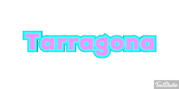Tarragona Efecto de texto