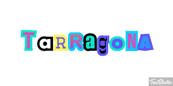 Tarragona Efecto de texto