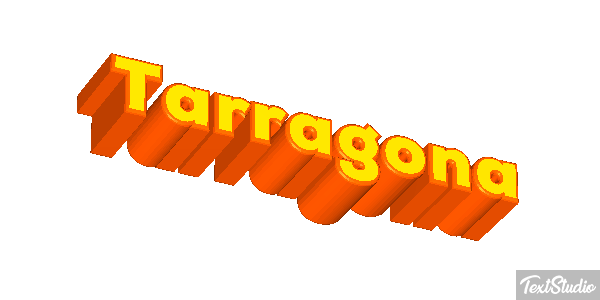 Tarragona Efecto de texto