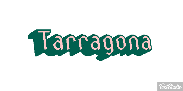 Tarragona Efecto de texto
