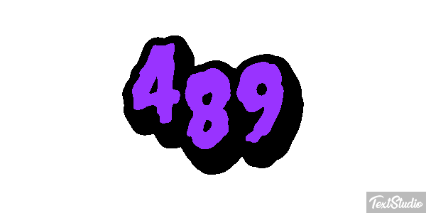 489 Effet de texte