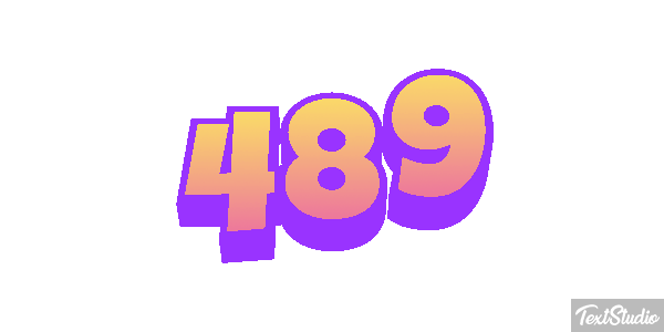 489 Effet de texte