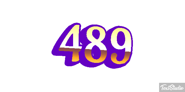 489 Effet de texte