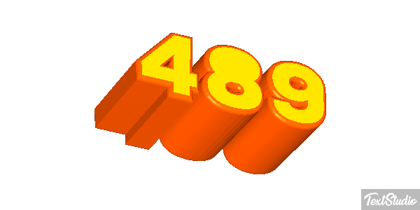 489 Effet de texte