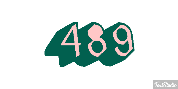 489 Effet de texte