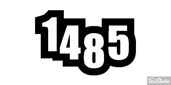1485 テキスト効果