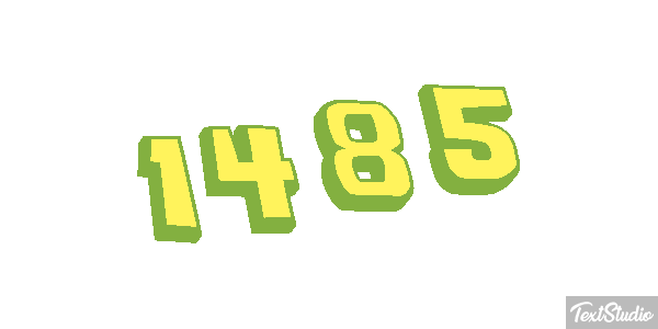 1485 テキスト効果