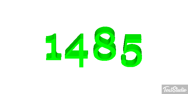 1485 テキスト効果
