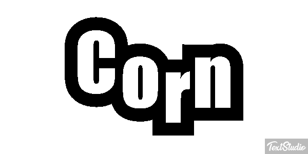 Corn Metin efekti