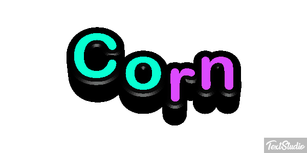 Corn Metin efekti