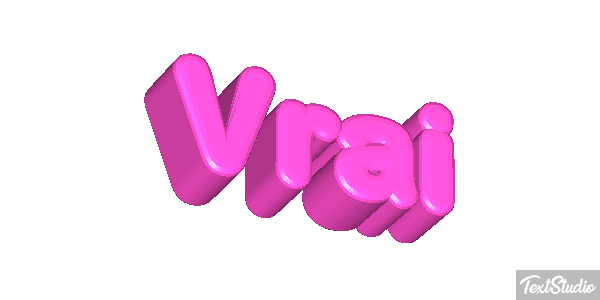 Vrai Effet de texte