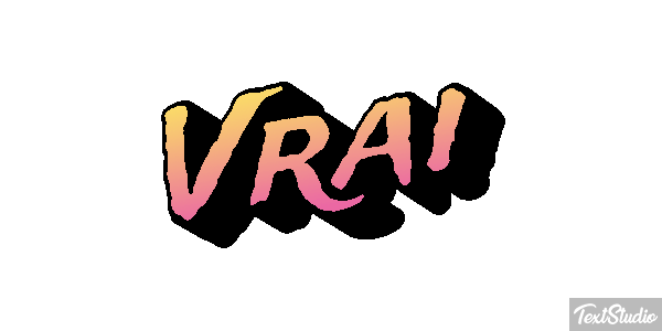 Vrai Effet de texte