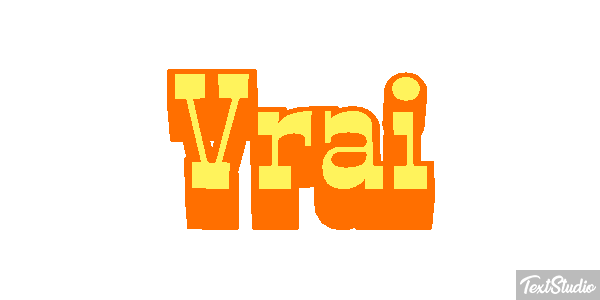 Vrai Effet de texte