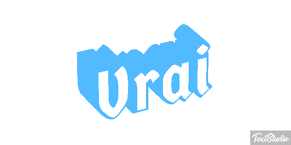 Vrai Effet de texte