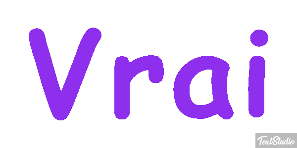 Vrai Effet de texte