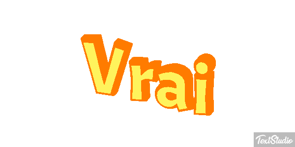 Vrai Effet de texte