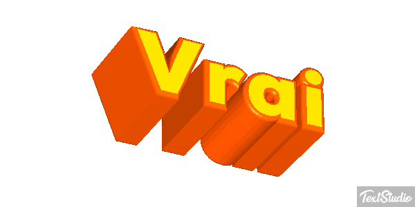 Vrai Effet de texte