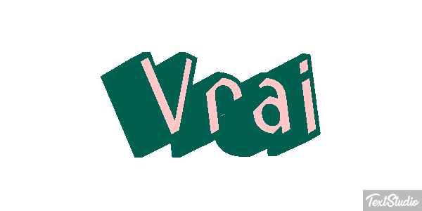 Vrai Effet de texte