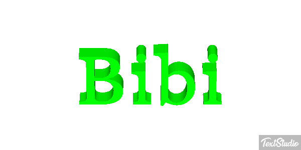 Bibi Text effect