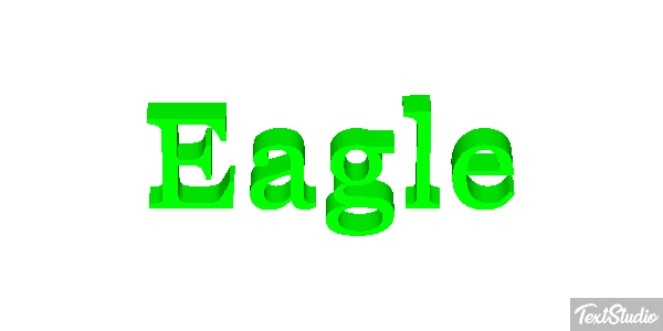 Eagle Effetto testo
