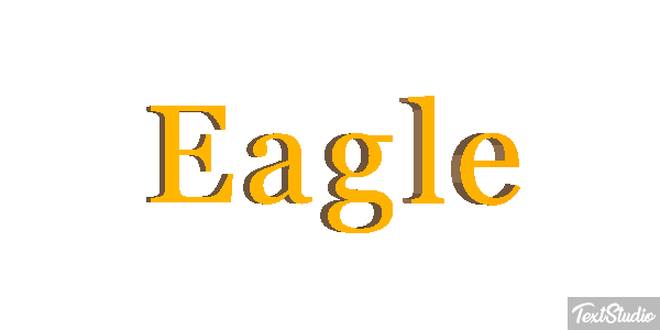 Eagle Effetto testo