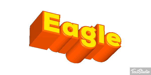 Eagle Effetto testo