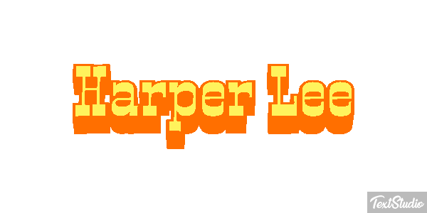 Harper Lee Efecto de texto