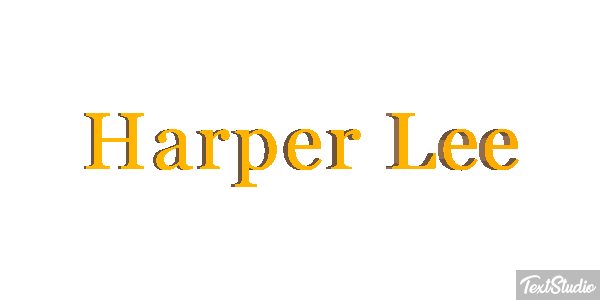 Harper Lee Efecto de texto