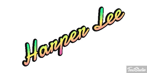 Harper Lee Efecto de texto