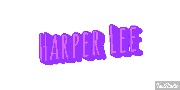 Harper Lee Efecto de texto