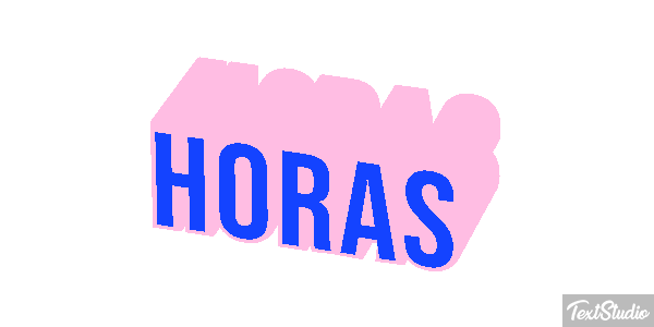 Horas Text effect