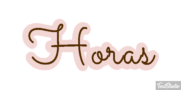 Horas Text effect