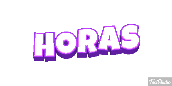 Horas Text effect