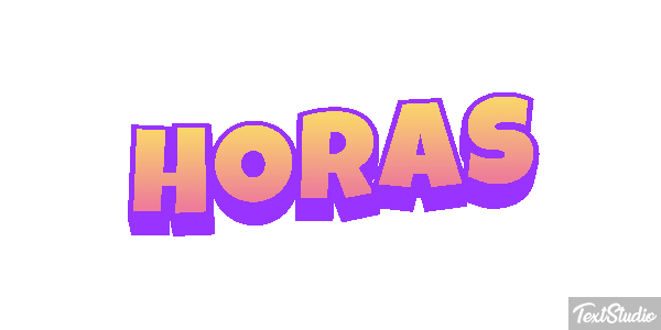 Horas Text effect