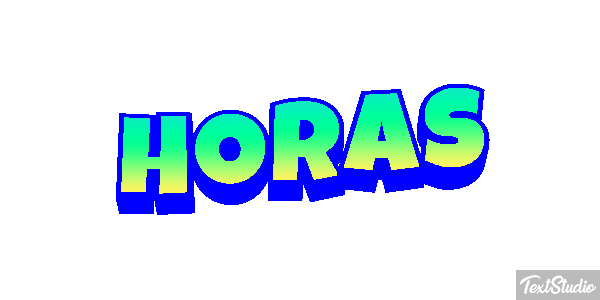 Horas Text effect