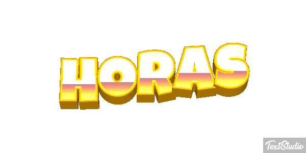 Horas Text effect