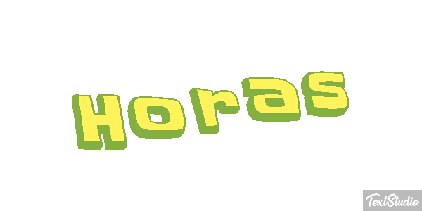 Horas Text effect