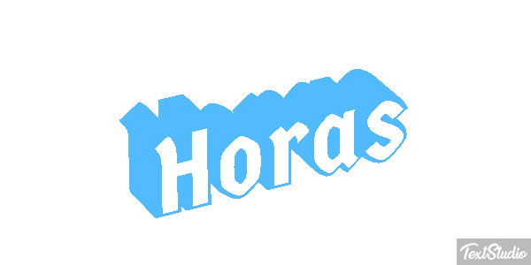 Horas Text effect